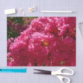 Papier Mousseline Crepe Myrtle Tree Magenta Floral (Artisanat)