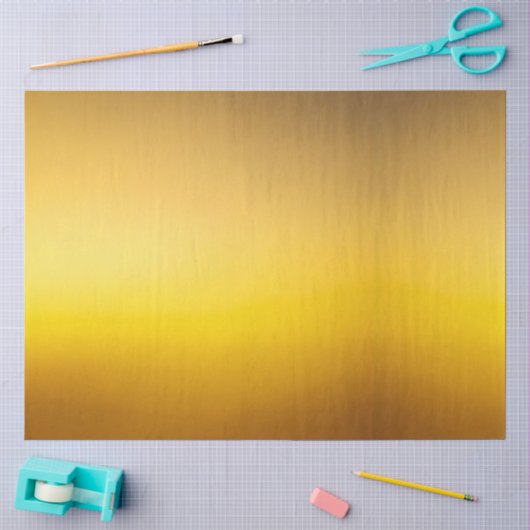 Papier Mousseline Crépuscule d'or (Artisanat)
