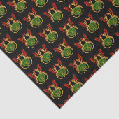 Papier Mousseline Crescent Céleste Lune Et Dragons (Détail)