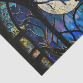 Papier Mousseline Crescent Lune Verre Tissé (Détail)