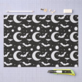Papier Mousseline Crescent Lunes, araignées et chauves-souris Hallow (Artisanat)