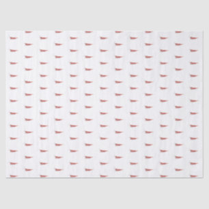 Papier Mousseline Crevette cerise rouge RCS