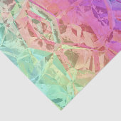 Papier Mousseline cristal arc-en-ciel gelé : (Détail)
