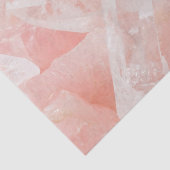 Papier Mousseline Cristal de quartz rose (Détail)