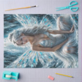 Papier Mousseline Cristal Frost Fairy Gothique Hiver Découpage Papie (Artisanat)