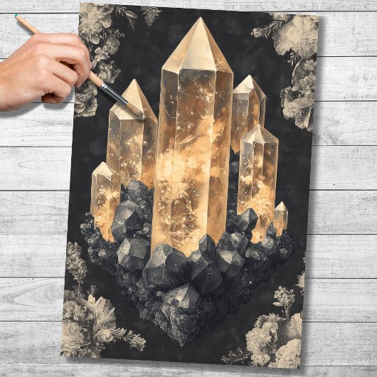 Papier Mousseline Cristaux 3 papier de découpage