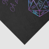Papier Mousseline Critère RPG | Joueur de rôle Nebula Tabletop PnP (Détail)