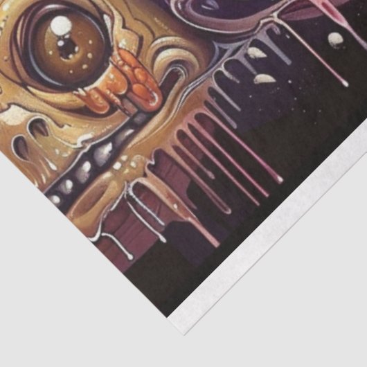 Papier Mousseline Critère Whimsical Vibrant Découpage (Détail)