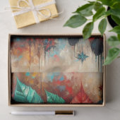 Papier Mousseline Crochet de vache de Noël Poinsettias Découpage (Cadeau)