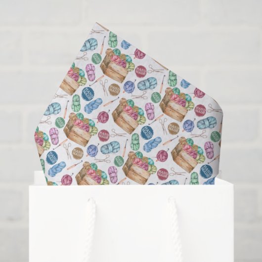 Papier Mousseline Crochet Tissue Paper (Sac cadeau)