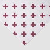 Papier Mousseline Crochets Mulberry sur blanc (Détail)