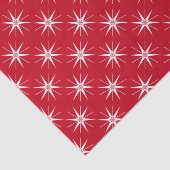 Papier Mousseline Croire Star Red Christmas Holiday Tissu Paper (Détail)