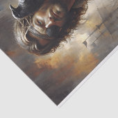 Papier Mousseline Croisière avec Découpage Corbeau (Détail)