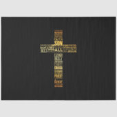 Papier Mousseline Croix (Recto)