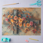 Papier Mousseline Croix d'automne (Artisanat)