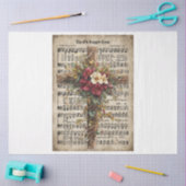 Papier Mousseline Croix de Noël vieille rude (Artisanat)