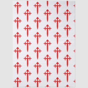 Papier Mousseline Croix de Saint Jacques L'Emblème en forme d'épée r