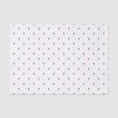 Papier Mousseline Croix - Gris (Recto)