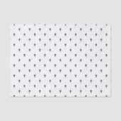 Papier Mousseline Croix - Noir (Recto)