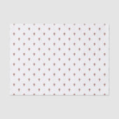 Papier Mousseline Croix - Rouge foncé (Recto)