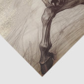 Papier Mousseline Croquis équine (Détail)