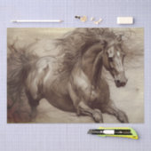 Papier Mousseline Croquis équine (Artisanat)