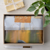 Papier Mousseline Crow - Découpage orange d'automne (Cadeau)