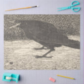 Papier Mousseline Crow hurlant (par Jan Mankes) (Artisanat)