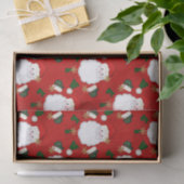 Papier Mousseline Croyez en Père Noël-Red-TISSUE WRAPPER PAPER (Cadeau)