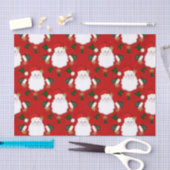 Papier Mousseline Croyez en Père Noël-Red-TISSUE WRAPPER PAPER (Artisanat)