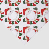 Papier Mousseline Croyez en Père Noël-WHITE-TISSUE WRAPPER PAPIER (Détail)