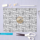 Papier Mousseline Croyez que vous pouvez Inspirationnel Monogramme p (Artisanat)