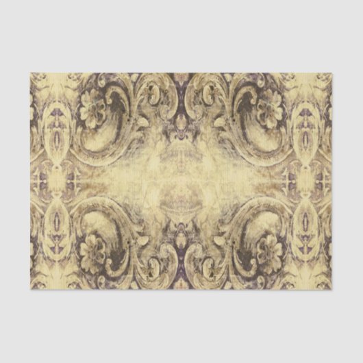 Papier Mousseline Cru, antiquité, motif, grunge, portée, bois, mur, (Recto)