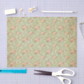 Papier Mousseline Cru floral (Artisanat)