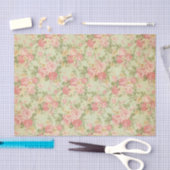 Papier Mousseline Cru floral (Artisanat)