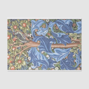 Papier Mousseline Cru floral de tapisserie de pivert de William