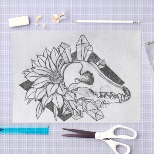 Papier Mousseline Crystal Coyote  (Artisanat)