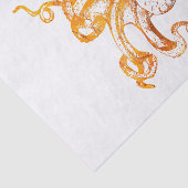 Papier Mousseline Ctopus ambrée (Détail)