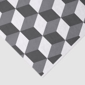 Papier Mousseline Cubes architecturaux modernes, simples et urbains  (Détail)