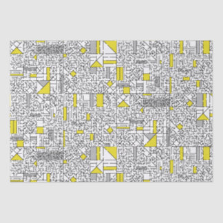 Papier Mousseline Cubism Maze