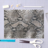 Papier Mousseline Cuir de serpent python de luxe riche élégant nom p (Artisanat)
