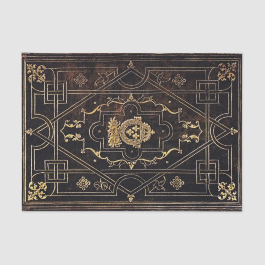 Papier Mousseline Cuir et or de Falln (Recto)