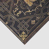 Papier Mousseline Cuir et or de Falln (Détail)