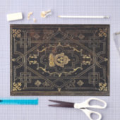 Papier Mousseline Cuir et or de Falln (Artisanat)