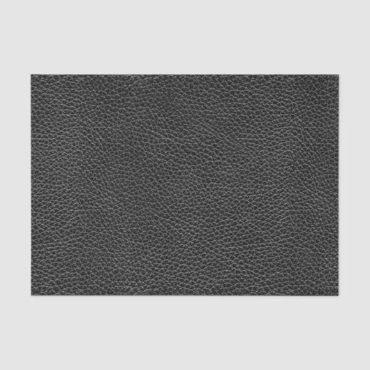 Papier Mousseline Cuir noir de Faux (Recto)