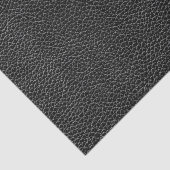Papier Mousseline Cuir noir de Faux (Détail)