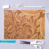 Papier Mousseline Cuir occidental de pays de style rustique de (Artisanat)