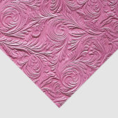 Papier Mousseline Cuir rose Faux (Détail)