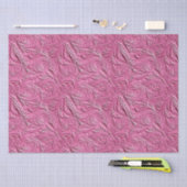 Papier Mousseline Cuir rose Faux (Artisanat)