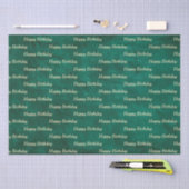 Papier Mousseline Cuir vert (Artisanat)